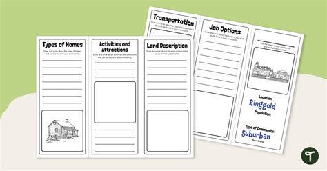 Community Brochure Template Teach Starter