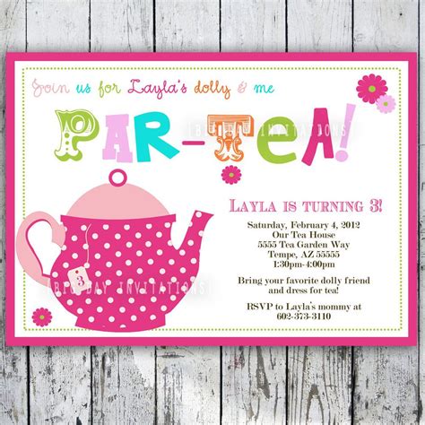 The Best Ideas for Tea Party Invite Ideas - Home, Family, Style and Art ...