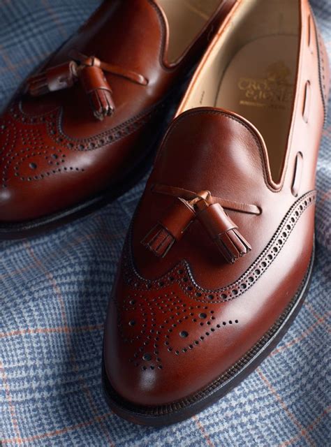 The Lichfield Tassel Loafer In Burnished Chestnut In 2024 Mens Dress