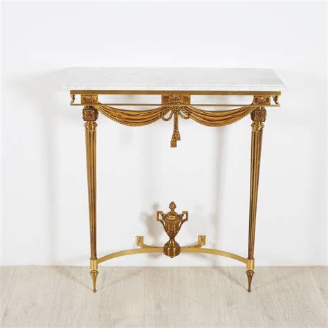 Console D Applique Murale De Style Louis XVI En Laiton Barnebys