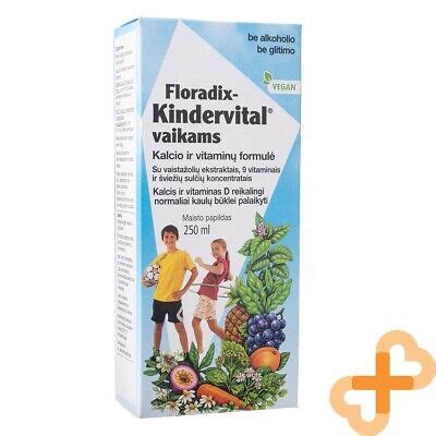 Floradix Kindervital Liquid Calcium Und Vitamine Komplex F R Kinder