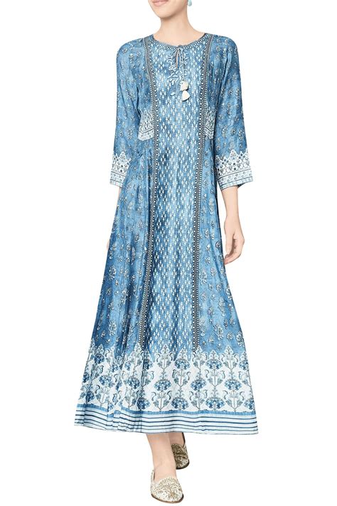 Buy Anita Dongre Powder Blue S Muslin Tunic Online Aza Fashions