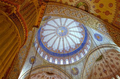 Blue Mosque Ceiling Travelita Reiseblog