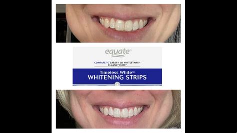 Equate Professional Whitening Strips Demo And Review Youtube