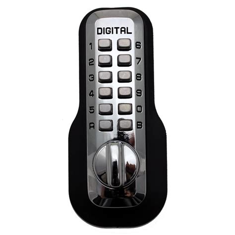 M210 Bright Chrome Single Cylinder Mechanical Keypad Deadbolt M210 Bc