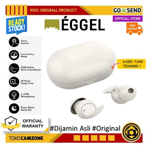 Jual Eggel Comfortbuds Sleep Tws Bluetooth Earphone With Anc Enc