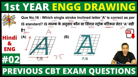 Iti Engineering Drawing St Year Most Important Mcq Iti Ed Question