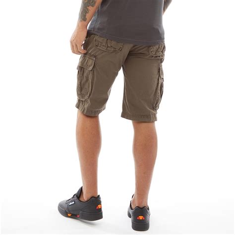 Buy Crosshatch Mens Chaseforth Combat Shorts Khaki