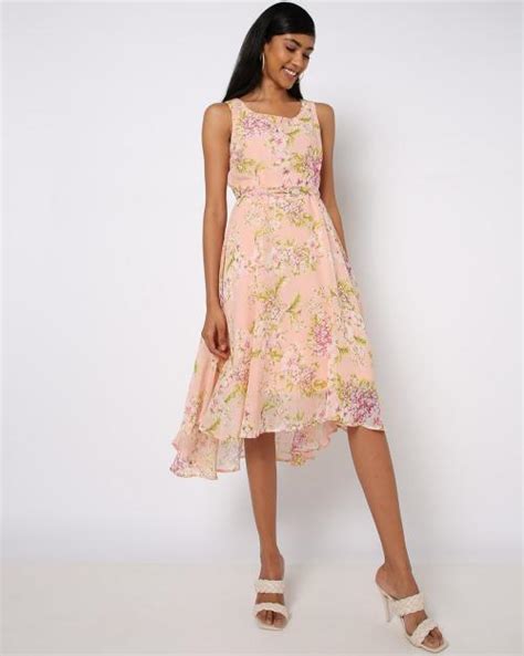 Buy Floral Print Fit And Flare Dress Online At Best Prices In India