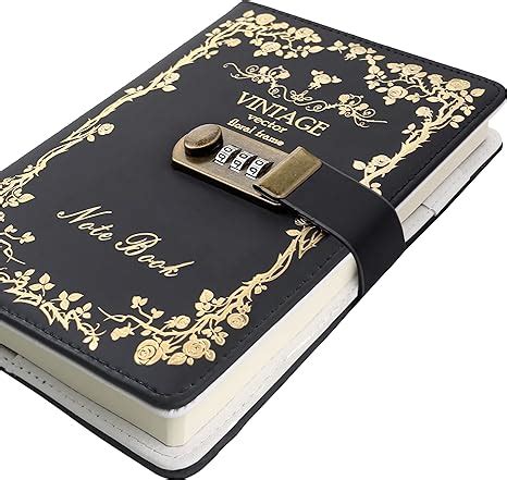 ZXHQ Carnet De Notes Carnet Secret Fille Journal Intime Avec Code Pour