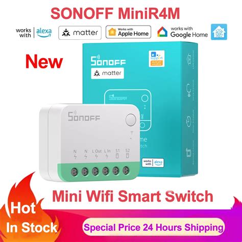 SONOFF MiniR4M MINI Extreme Wifi Smart Matter Switch Interruptor Smart