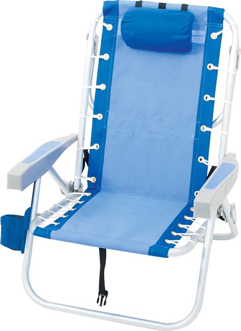 Rio Gear Ultimate Backpack Chair With Cooler Blue Blue 5 50 X 25 50 X 30 00