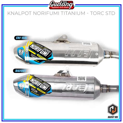 Jual Knalpot Muffler Norifumi Torc Torch KLX CRF 150L Bigfoot WR 155