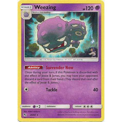 Pokemon Weezing Card