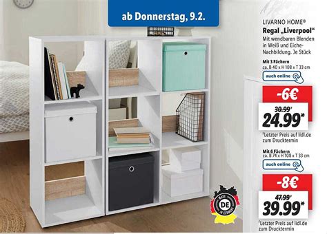 Livarno Home Regal Liverpool Angebot Bei Lidl Prospekte De