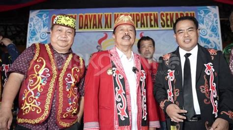 Wakil Bupati Sanggau Yohanes Ontot Ikuti Pembukaan Gawai Dayak XI