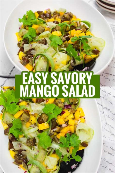 Mango Salad Simply Bakings Recipe Salad Recipes Mango Salad Healthy Side Dishes