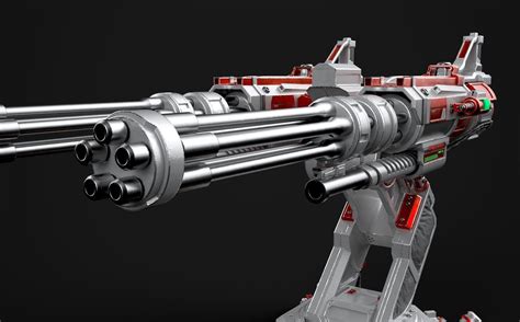 3D model Sci-Fi Laser Turret VR / AR / low-poly | CGTrader