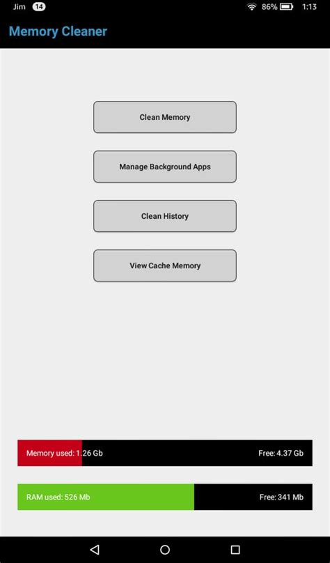 Android Cleaner and Memory Cleaner for Kindle Fire