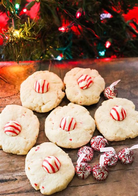 Christmas Peppermint Cookies, Hershey's Peppermint Kisses Cookies ...