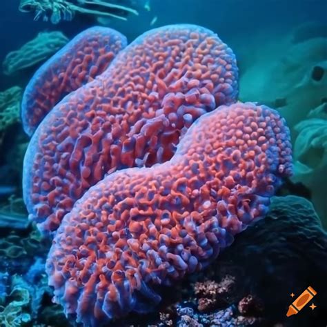 Close Up Of Vibrant Coral Reef