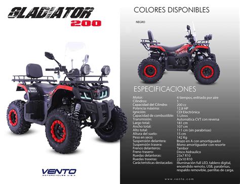 Gladiator Vento Motorcycles U S A