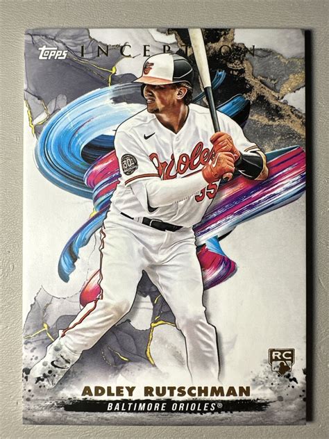 Topps Inception Adley Rutschman Rookie Card Rc Baltimore Orioles