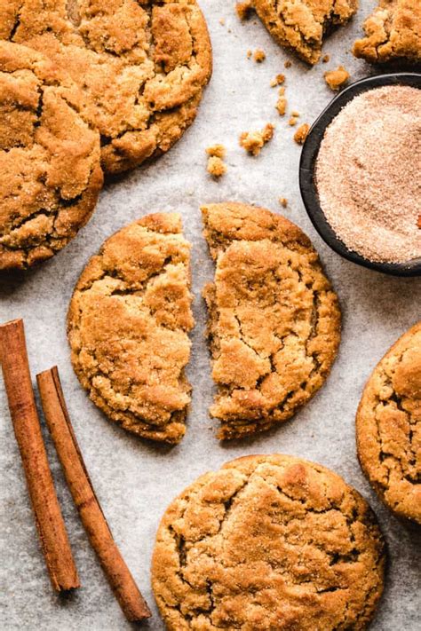 Soft And Chewy Snickerdoodle Cookies Without Eggs Kickass Baker