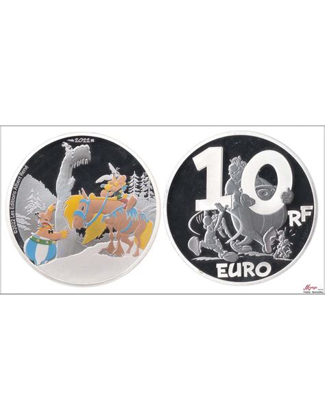 Francia 2022 Monedas Conmemorativas PROOF 10 2022 Asterix Y