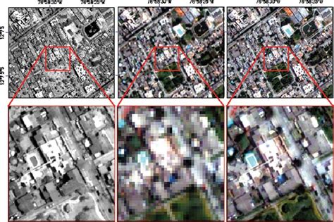 Fused Multispectral Panchromatic Imagery Using The Principal Component