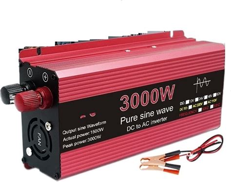 Inverter 12V 220V 3000W 2200W 1600W 1000W Pure Sine Wave Inverter DC 12