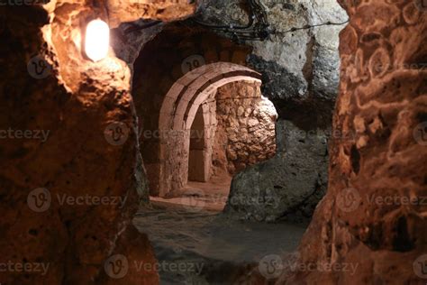 Ciudad Subterr Nea Derinkuyu En Capadocia Foto De Stock En