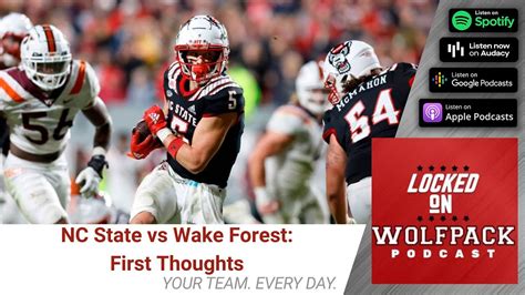 Nc State Vs Wake Forest Football Initial Thoughts Youtube