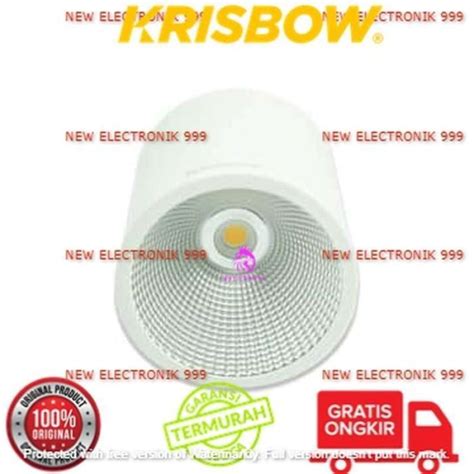 Jual Krisbow Lampu DOWNLIGHT LED SURFACE 12W 38D COB 4000k Natural