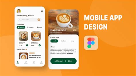 Coffee Mobile App Ui Template Figma