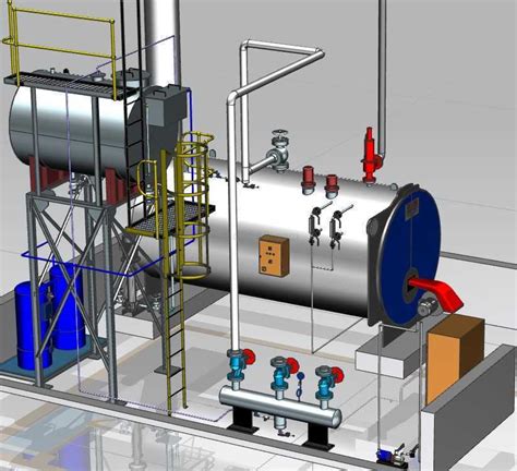 锅炉房设模型备ug设计