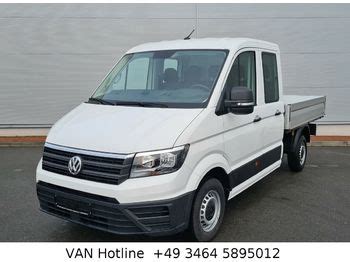 Volkswagen Crafter Pritsche 35 DoKa MR FWD GRA AHK 7 Sitze