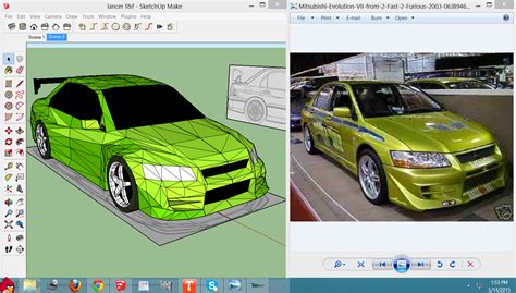 Elmerock: Mitsubishi Lancer 2 fast 2 furious