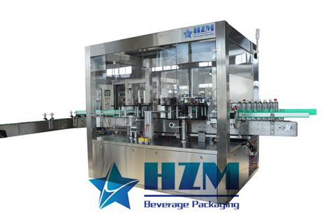 Automatic Linear Type Hot Glue Labeling Machine HZM Machinery