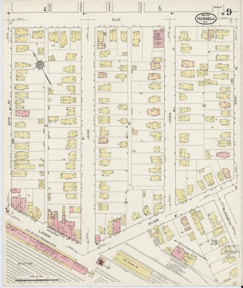 Image 9 Of Sanborn Fire Insurance Map From Hornell Steuben County New