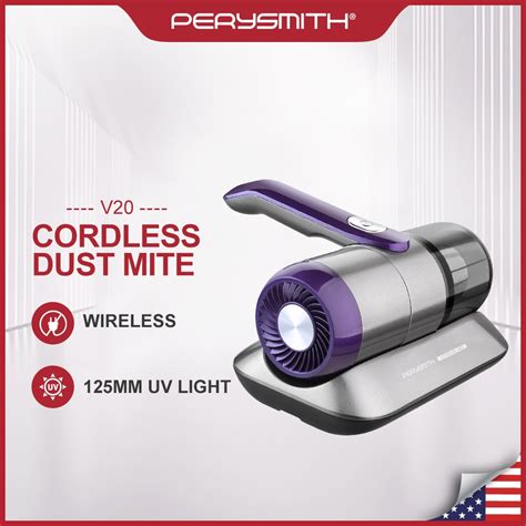 Cordless Dust Mite Vacuum Cleaner Xtreme Series PerySmith V20 Vavuum