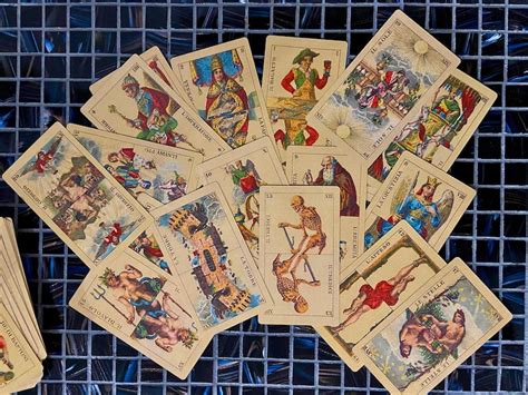 Italian Tarot De Marseille Vintage Tarot Deck Tarot Della Etsy