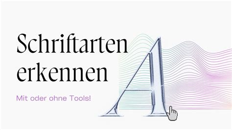 Schriften Erkennen So Gehts Mit Oder Ohne Tools YouTube