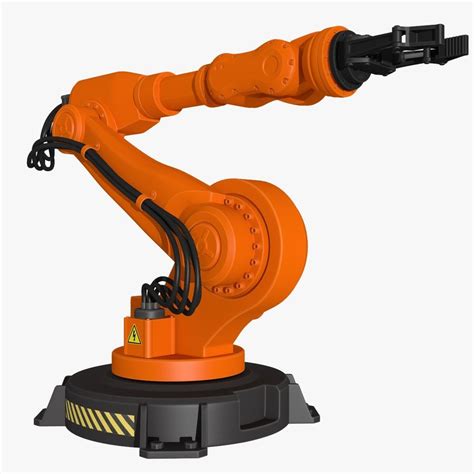 Brazo Robot Industrial Modelo Modelo D Obj Fbx Lwo Free D