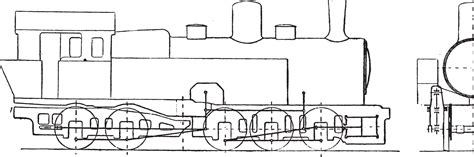 Articulated locomotive, Hagans system, vintage engraving. 34976212 ...