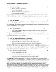 Journal Summary Assignment Questions Rsch Docx Journal Summary