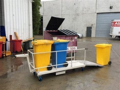 Powered Trolley Wheelie Bin Handling Materials Handling