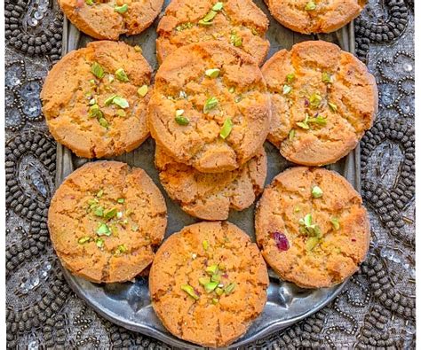 Eggless Chickpea Cookies Besan Nankhatai Recipe