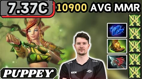 7 37c Puppey ENCHANTRESS Hard Support Gameplay 28 ASSISTS Dota 2