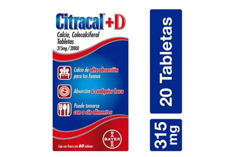 Citracal D 315mg200ui 60 Tab Bayer Flosamed